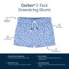 2-Pack Infant & Toddler Girls Blue Floral Pull-On Shorts