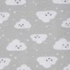 5-Pack Baby Neutral Clouds Flannel Receiving Blankets