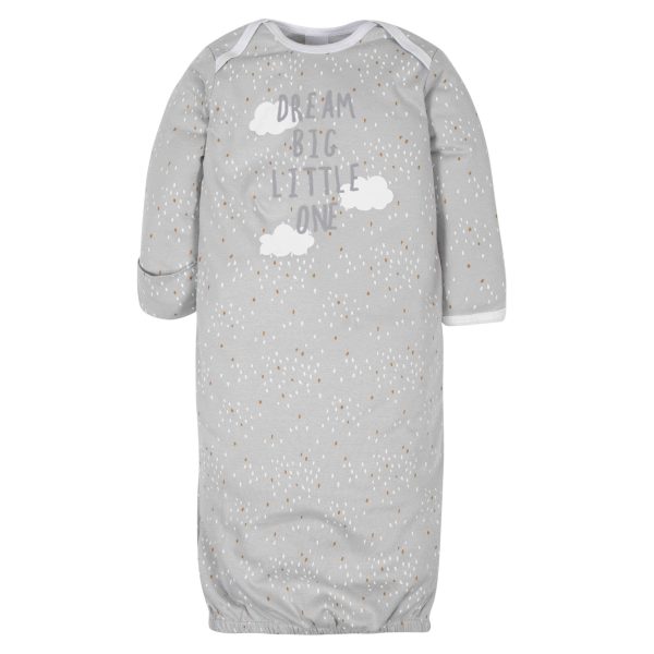 4-Pack Baby Neutral Sheep Gowns