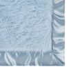 Embroidered Boys Light Blue Plush Blanket