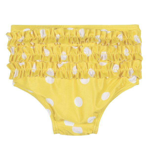 2-Piece Baby & Toddler Girls UPF 50+ Lemon Squeeze Rash Guard & Swim Bottoms Set